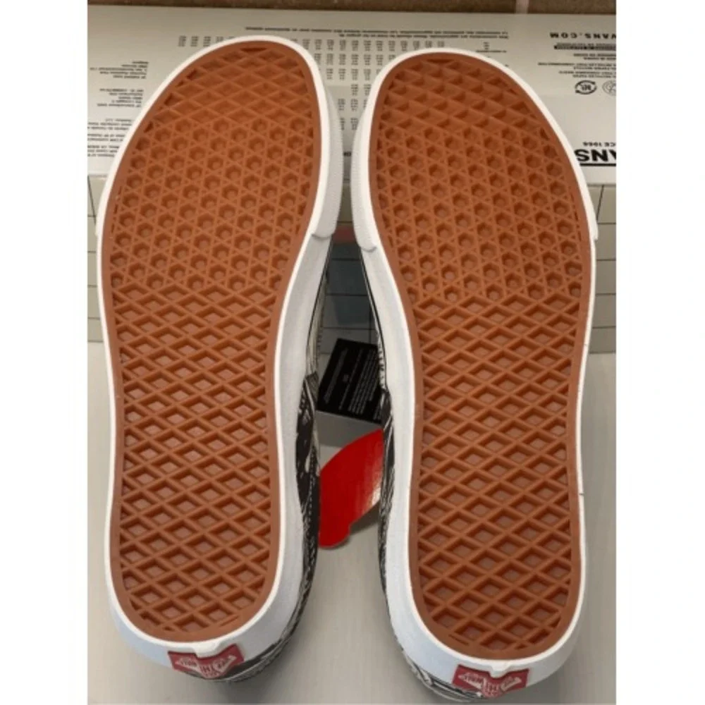 Vans Sneakers Edvard Munch‎ Moma Women Size 6.5 Black White The Scream New
